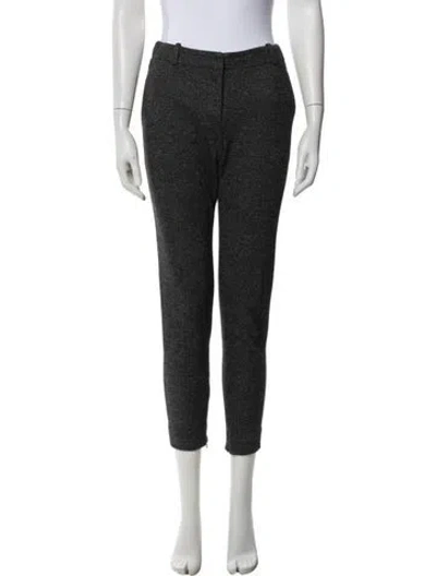 Pre-owned Prada 2012 Skinny Leg Pants In Black