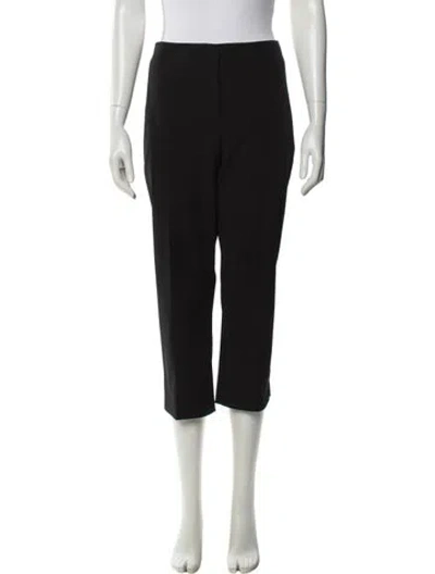 Pre-owned Prada 2012 Straight Leg Pants In Black