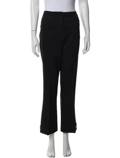 Pre-owned Prada 2012 Straight Leg Pants In Black