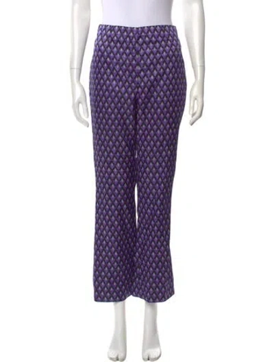 Pre-owned Prada 2012 Wide Leg Pants In Multi