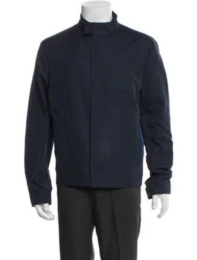 Pre-owned Prada 2012 Windbreaker In Blue