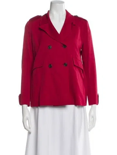 Pre-owned Prada 2012 Wool Blazer W/ Tags In Red