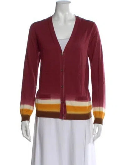 Pre-owned Prada 2012 Wool Sweater In Red