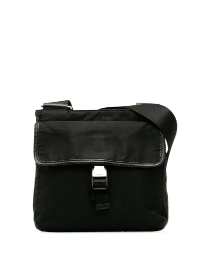 Pre-owned Prada 2013-2023 Tessuto Crossbody Bag In Black