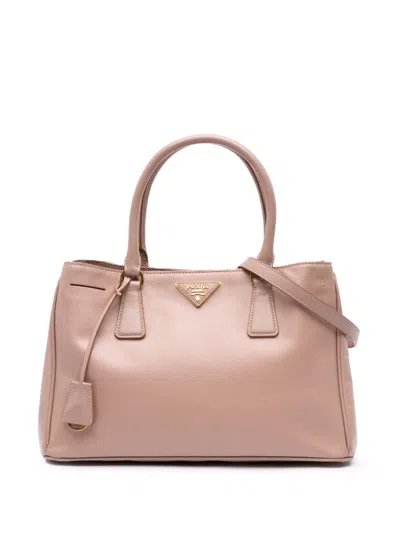 Pre-owned Prada 2013-2024 Medium Saffiano Lux Galleria Satchel