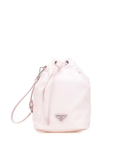Pre-owned Prada 2013-2024 Re Nylon Drawstring Pouch