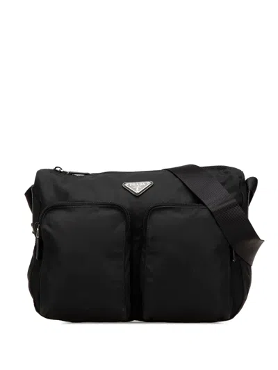 Pre-owned Prada 2013-2024 Tessuto Zip Top Crossbody Bag
