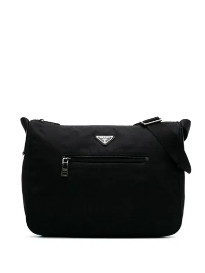 Pre-owned Prada 2013-2024 Tessuto Zip Top Crossbody Bag