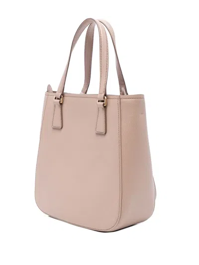 Pre-owned Prada 2013-2025 Saffiano Lux Metropolis Tote Satchel In Brown