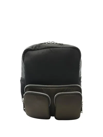 Pre-owned Prada 2013-2025 Tessuto Pocket Backpack In Green