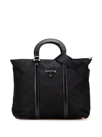 Pre-owned Prada 2013-2025 Tessuto Satchel