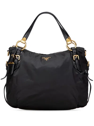 Pre-owned Prada 2013-2025 Tessuto Satchel