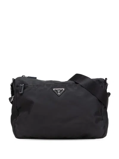 Pre-owned Prada 2013-2025 Tessuto Zip Top Crossbody Bag