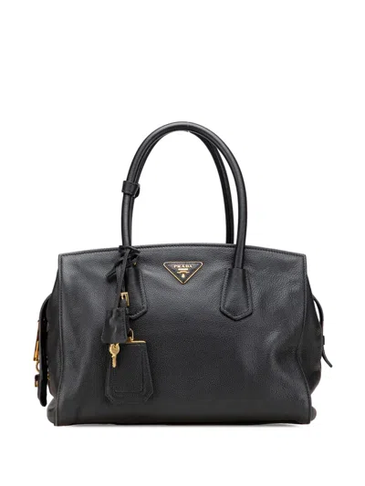 Pre-owned Prada 2013-2025 Vitello Grain Satchel