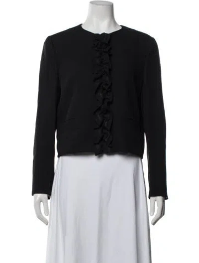 Pre-owned Prada 2013 Acetate Blazer In Black
