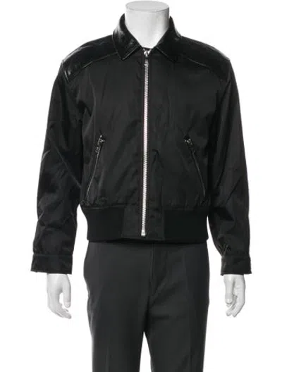 Pre-owned Prada 2013 Bomber Jacket In Black
