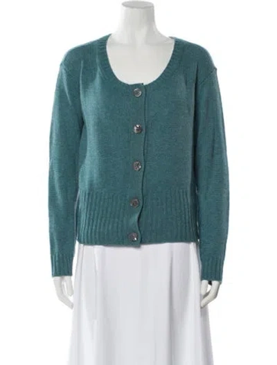 Pre-owned Prada 2013 Cashmere Sweater In Blue