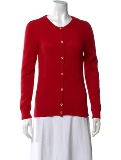 Pre-owned Prada 2013 Cashmere Sweater In Red