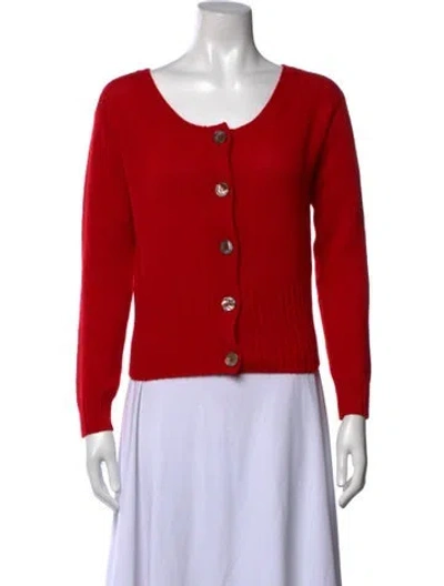 Pre-owned Prada 2013 Cashmere Sweater In Red