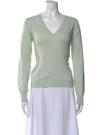 Pre-owned Prada 2013 Cashmere Sweater W/ Tags In Green