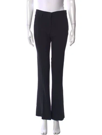 Pre-owned Prada 2013 Flared Pants In Black