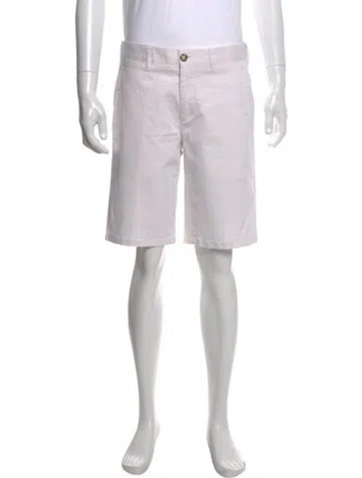 Pre-owned Prada 2013 Flat Front Shorts In Neutral