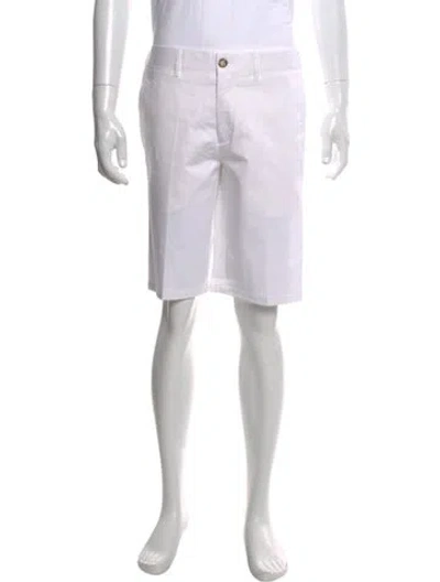 Pre-owned Prada 2013 Flat Front Shorts In Neutral