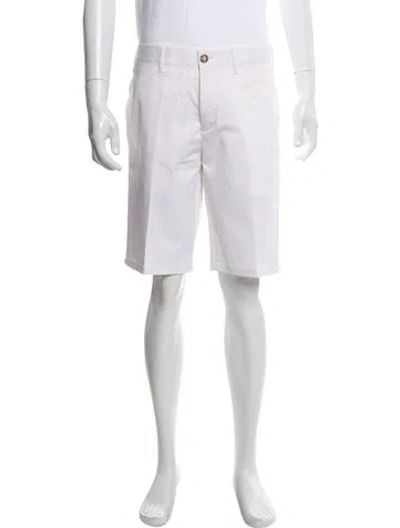 Pre-owned Prada 2013 Flat Front Shorts In Neutral