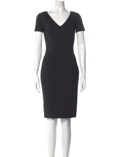 Pre-owned Prada 2013 Knee-length Dress In Black