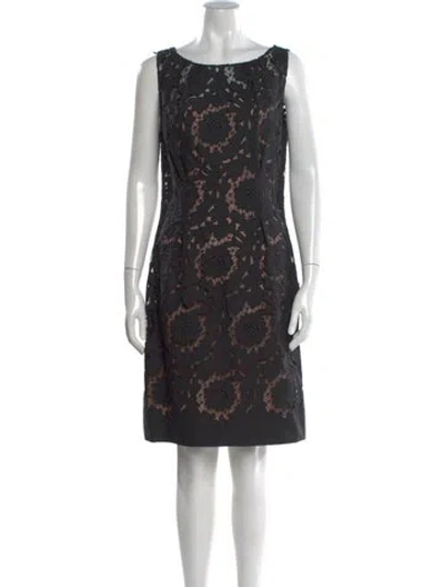 Pre-owned Prada 2013 Knee-length Dress In Black