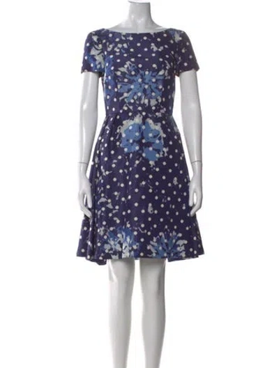 Pre-owned Prada 2013 Knee-length Dress In Blue