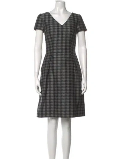 Pre-owned Prada 2013 Knee-length Dress In Gray