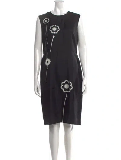 Pre-owned Prada 2013 Knee-length Dress In Multi