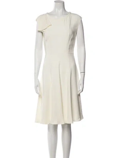 Pre-owned Prada 2013 Knee-length Dress In Neutral