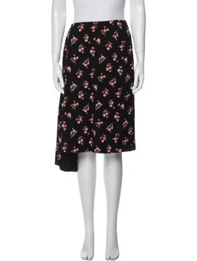 Pre-owned Prada 2013 Knee-length Skirt In Black