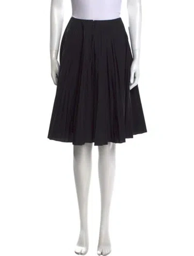 Pre-owned Prada 2013 Knee-length Skirt In Black