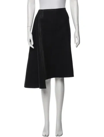 Pre-owned Prada 2013 Knee-length Skirt In Black