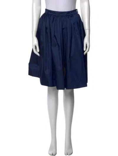 Pre-owned Prada 2013 Knee-length Skirt In Blue