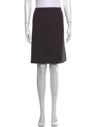 Pre-owned Prada 2013 Knee-length Skirt In Brown