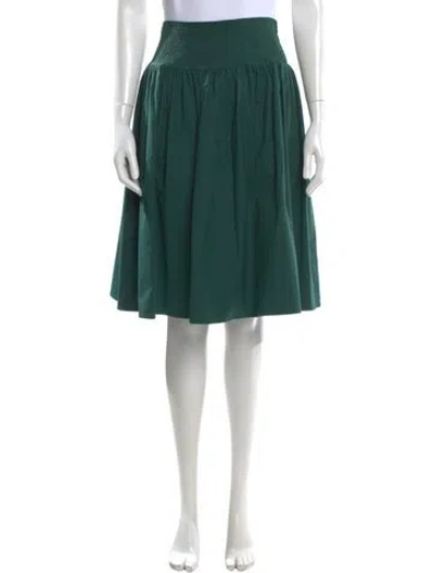 Pre-owned Prada 2013 Knee-length Skirt In Green