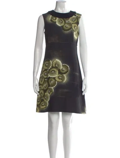 Pre-owned Prada 2013 Mini Dress In Black
