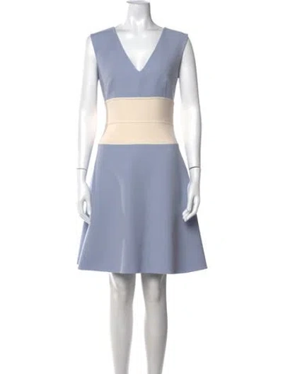 Pre-owned Prada 2013 Mini Dress In Blue