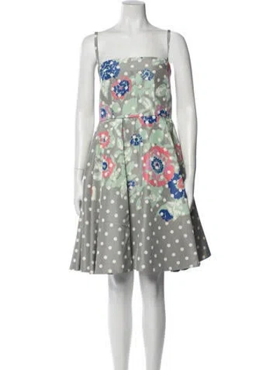 Pre-owned Prada 2013 Mini Dress In Multicolor