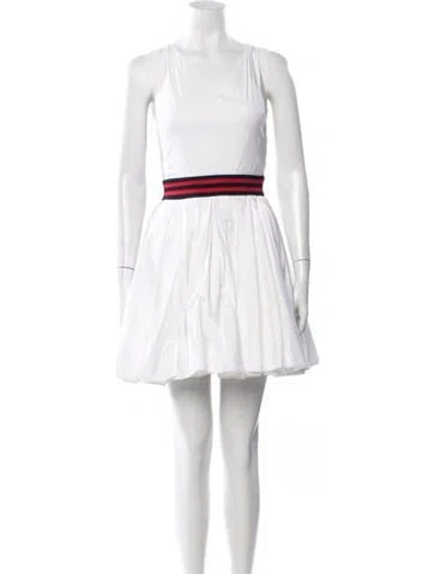 Pre-owned Prada 2013 Mini Dress In Neutral