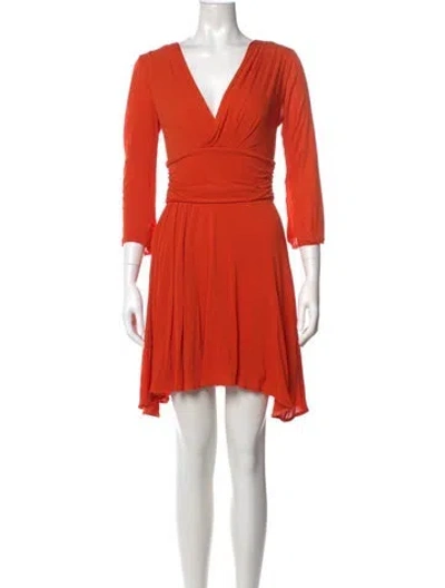 Pre-owned Prada 2013 Mini Dress In Orange