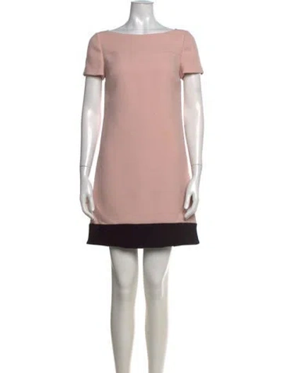 Pre-owned Prada 2013 Mini Dress In Pink