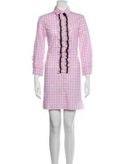 Pre-owned Prada 2013 Mini Dress In Pink