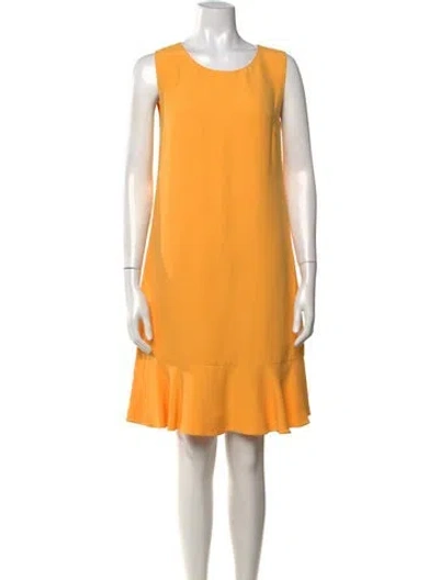 Pre-owned Prada 2013 Mini Dress In Yellow