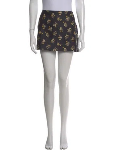 Pre-owned Prada 2013 Mini Skirt In Gray