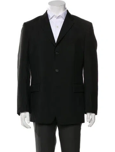 Pre-owned Prada 2013 Mohair Blazer In Black